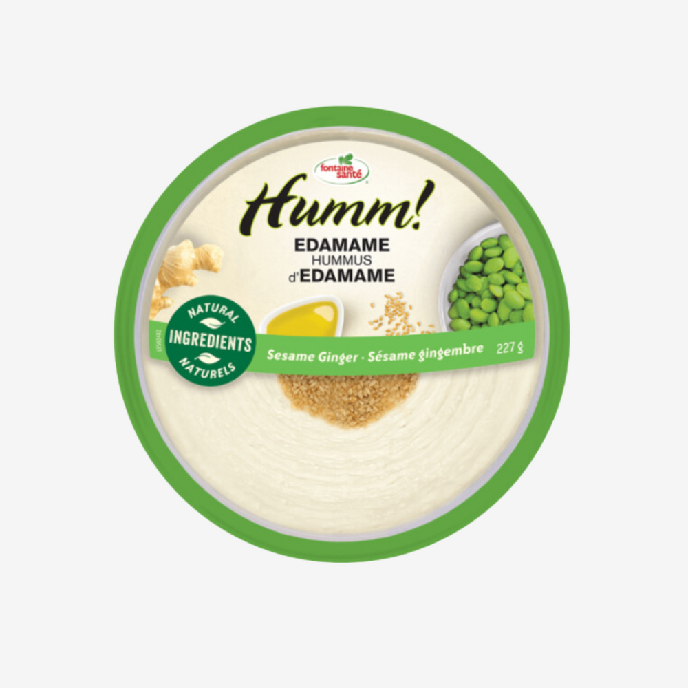 Humm! Hummus d'Edamame avec Sésame gingembre